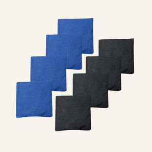 Blue + Black Premium Cornhole Bags