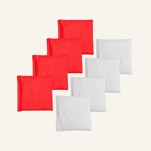 Red + White Premium Cornhole Bags