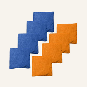 Blue + Orange Premium Cornhole Bags