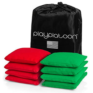 Red + Green Premium Cornhole Bags