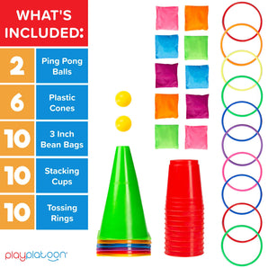 5 in 1 Kids Party Games Carnival Set (38 Pieces)