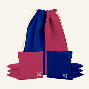 Pink + Blue Professional Cornhole Bags