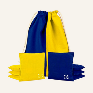 Blue + Yellow Professional Cornhole Bags