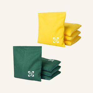 Green + Yellow Professional Cornhole Bags