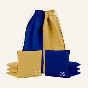 Blue + Gold Professional Cornhole Bags