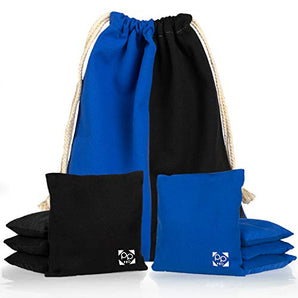 Blue + Black Professional Cornhole Bags