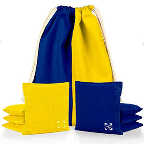 Blue + Yellow Professional Cornhole Bags