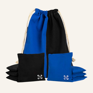 Blue + Black Professional Cornhole Bags