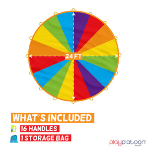 Play Parachute (24 Ft/16 Handles)