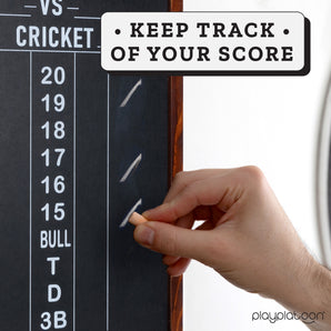 Dart Scoreboard & Darts Holder Wall Mount with Bottle Opener - Wood Score Board, Professional Darts Accessories, Dart Holder