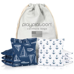 Anchors + Boats Professional Cornhole Bags