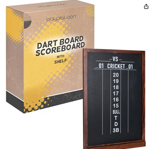 Dart Scoreboard & Darts Holder Wall Mount with Bottle Opener - Wood Score Board, Professional Darts Accessories, Dart Holder