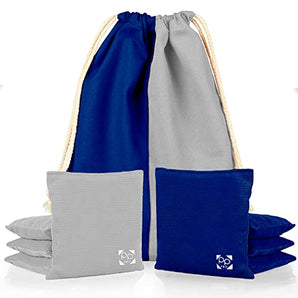 Blue + Grey Professional Cornhole Bags