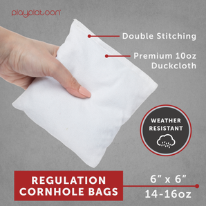 Blue + White Premium Cornhole Bags