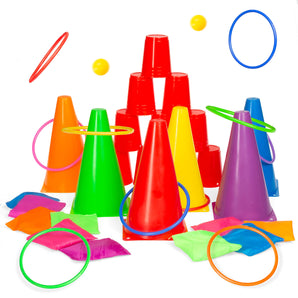 5 in 1 Kids Party Games Carnival Set (38 Pieces)