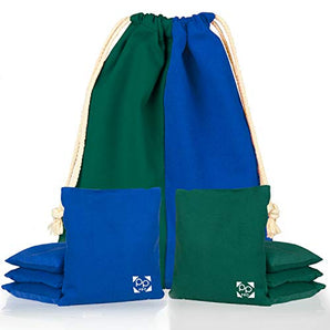 Blue + Hunter Green Professional Cornhole Bags