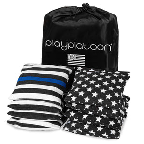 Thin Blue Line Premium Cornhole Bags