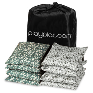 Snow + Digital Camouflage Premium Cornhole Bags