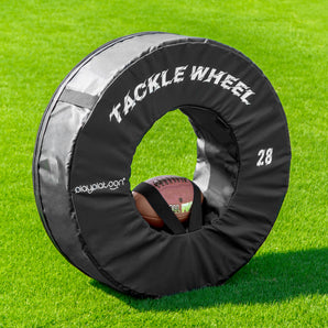 Football Tackle Dummy - Tackling Wheel Dummies for Youth Football Training - Tackle Wheel for Blocking, Hitting Drills and Practice