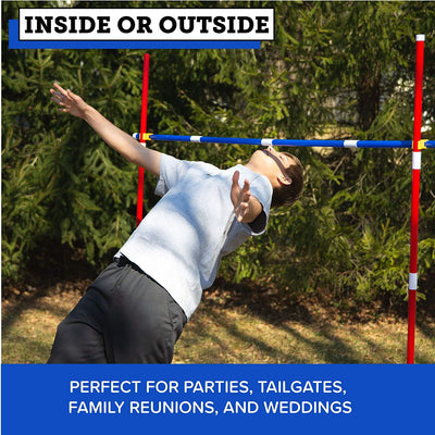Play Platoon Limbo Game for Adults & Kids - Limbo Stick Yard Game Set for Outdoor Luau Party