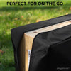Cornhole Board Carrying Case, Black - Regulation Size Corn Hole Boards Storage Bag