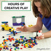 6 Pounds of Assorted Building Bricks - 2,000+ Classic & Pastel Color Brick Pieces Kit - Compatible with All Major Brands