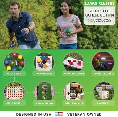 Play Platoon Golf Cornhole Chipping Game for Adults and Kids - Great Putting Practice Golfer Gift
