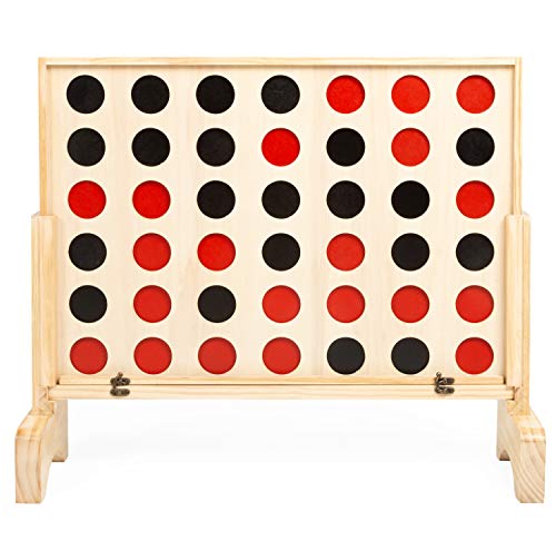 Drop 4 Fun Giant Drop Four (Natural Finish) – Play Platoon