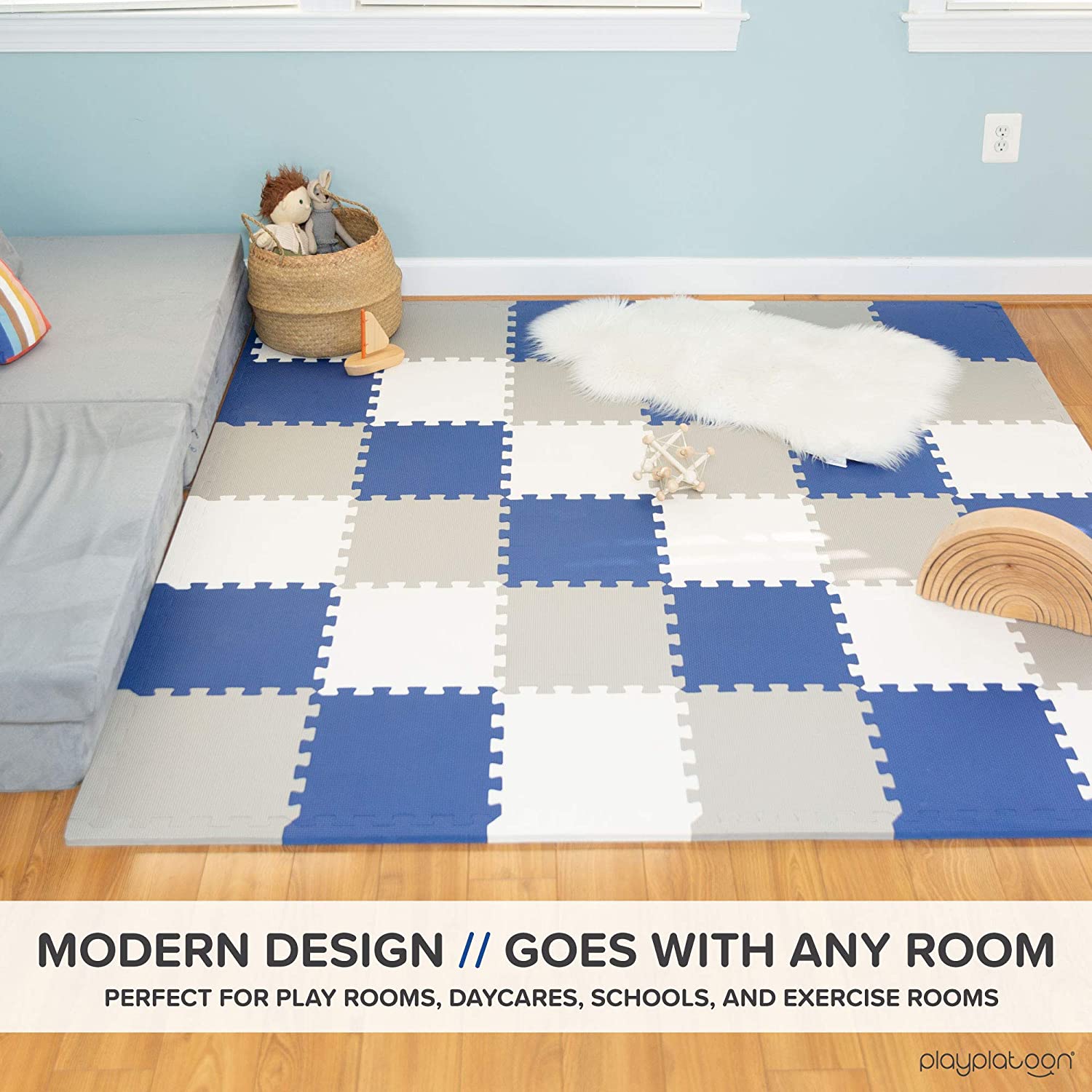 Puzzle Mat Tiles Play Mat Kids Large Foam Waterproof Carpet Floor For  Children