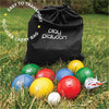 Multi-Surface Bocce Ball Set with 8 Bocce Balls, Pallino, Carry Bag & Measuring Rope