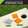 Play Platoon Professional Series Cornhole Bags: Gray / Orange