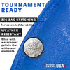 Play Platoon Tournament Series Cornhole Bags: Blue / Gray American Flag Skulls