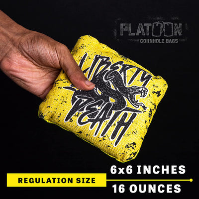 Play Platoon Tournament Series Cornhole Bags: Liberty or Death