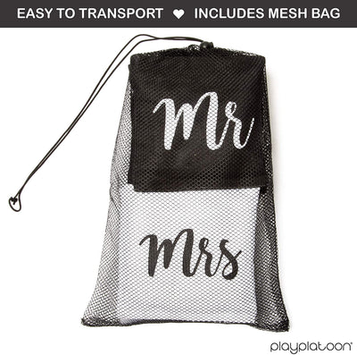 Play Platoon Cornhole Bags: Mr. / Mrs.