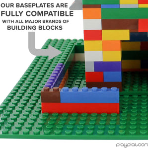 Green Building Bricks Baseplate (2 Pack)