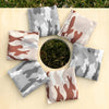 Play Platoon Cornhole Bags: White / Desert Camouflage