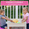 Play Platoon Kids Activity Table Set - 5 in 1 with Storage - Includes 25 Ex-Large Blocks - Pastel Colors