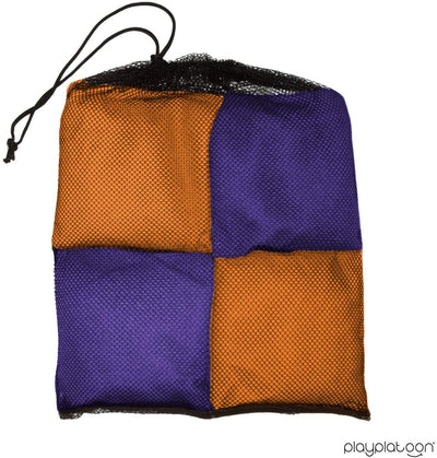 Play Platoon Cornhole Bags: Purple / Orange