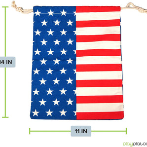 Cornhole Bag Holder (American Flag)