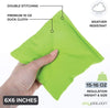 Play Platoon Cornhole Bags: Light Green / Gray