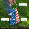 Play Platoon Cornhole Bag Holder, American Flag - Stars & Stripes Patriotic Tote Bag for Carrying Corn Hole Bean Bags
