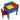Kids Activity Table Set (Primary Colors)